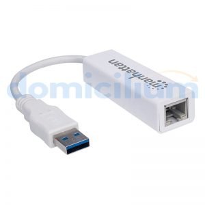 Adaptador Manhattan Gigabit Ethernet USB 3.0