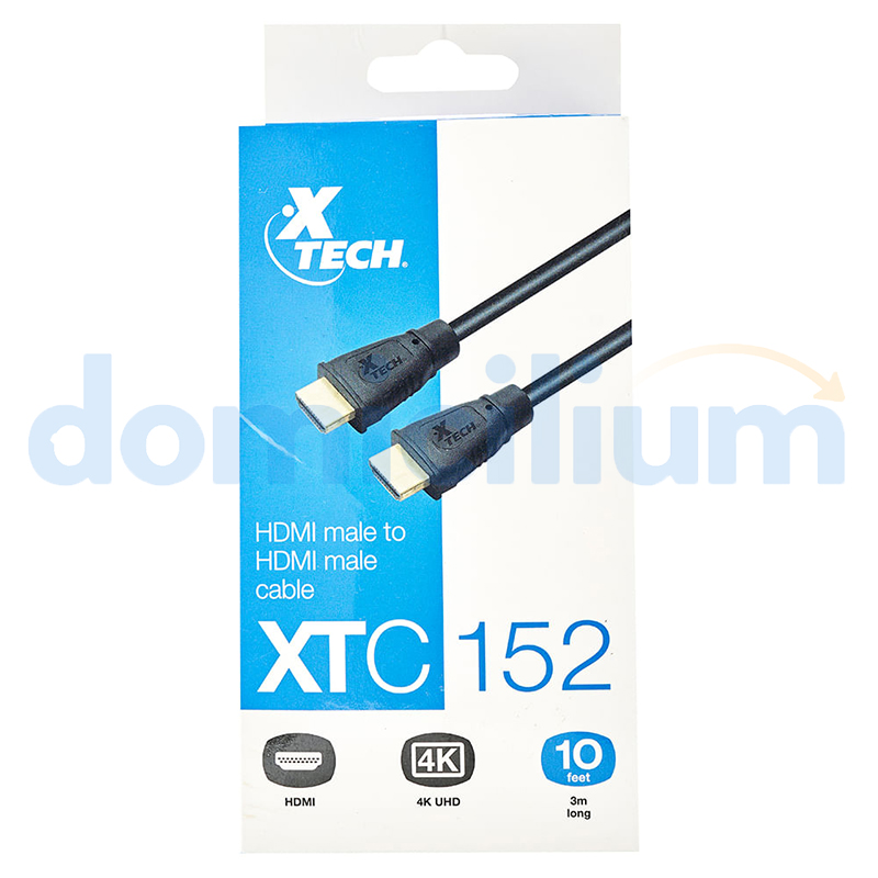 Xtech Video cable HDMI macho a HDMI macho, 3 metros Xtech Video cable HDMI  a HDMI