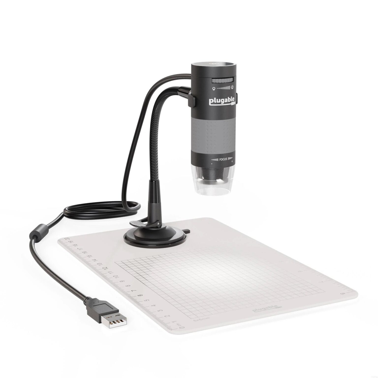Plugable microscopio digital usb 2 mp 250 x de aumento plugable