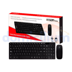 Argom Tech Kit Teclado Mouse Inalambrico